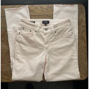 New NYDJ Sheri Ankle Jeans - Size 2 - Light Pink Raw Hem